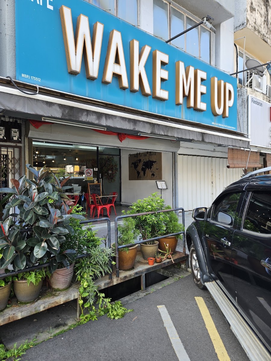 WAKE ME UP CAFE exterior in The Boulevard, Mid Valley City